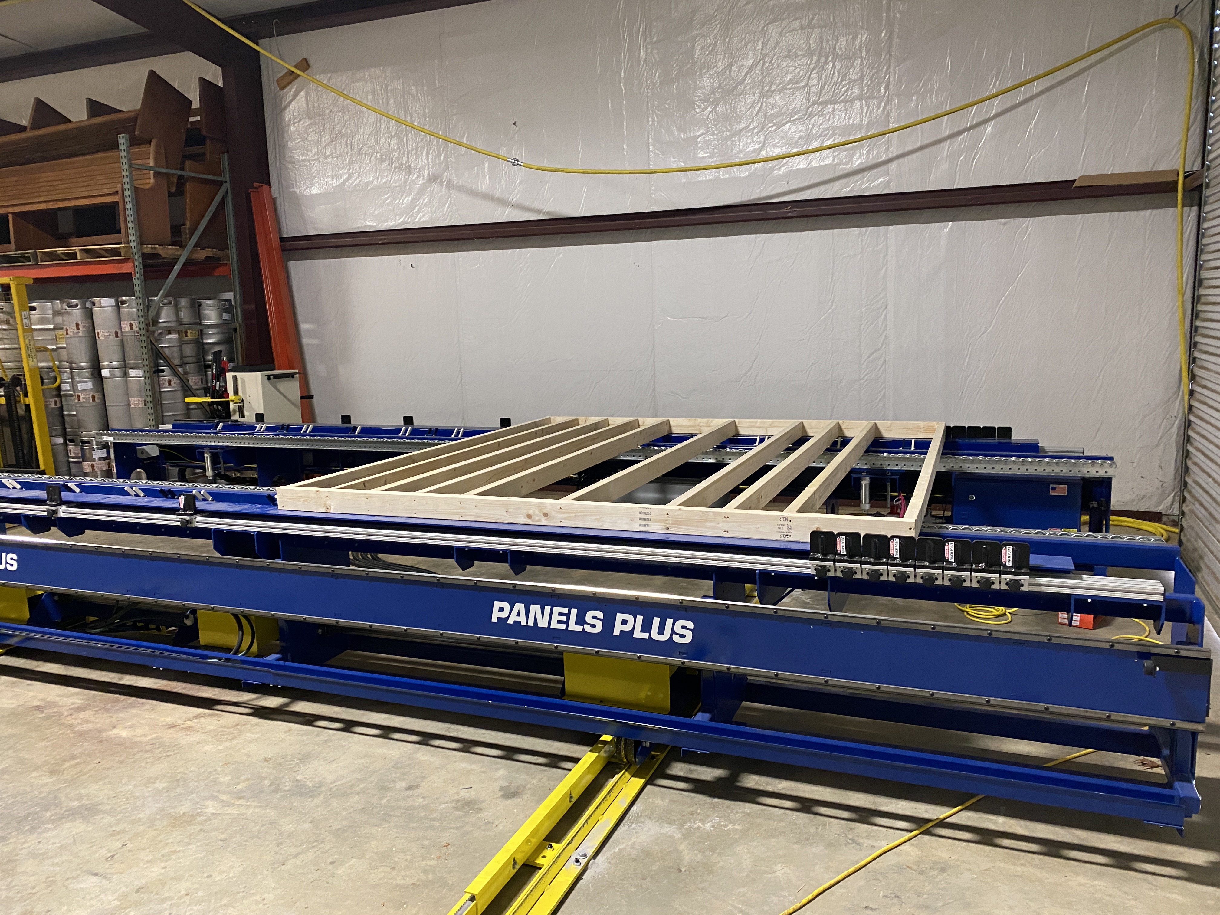 Step 1 — Building a wall panel in the factory
