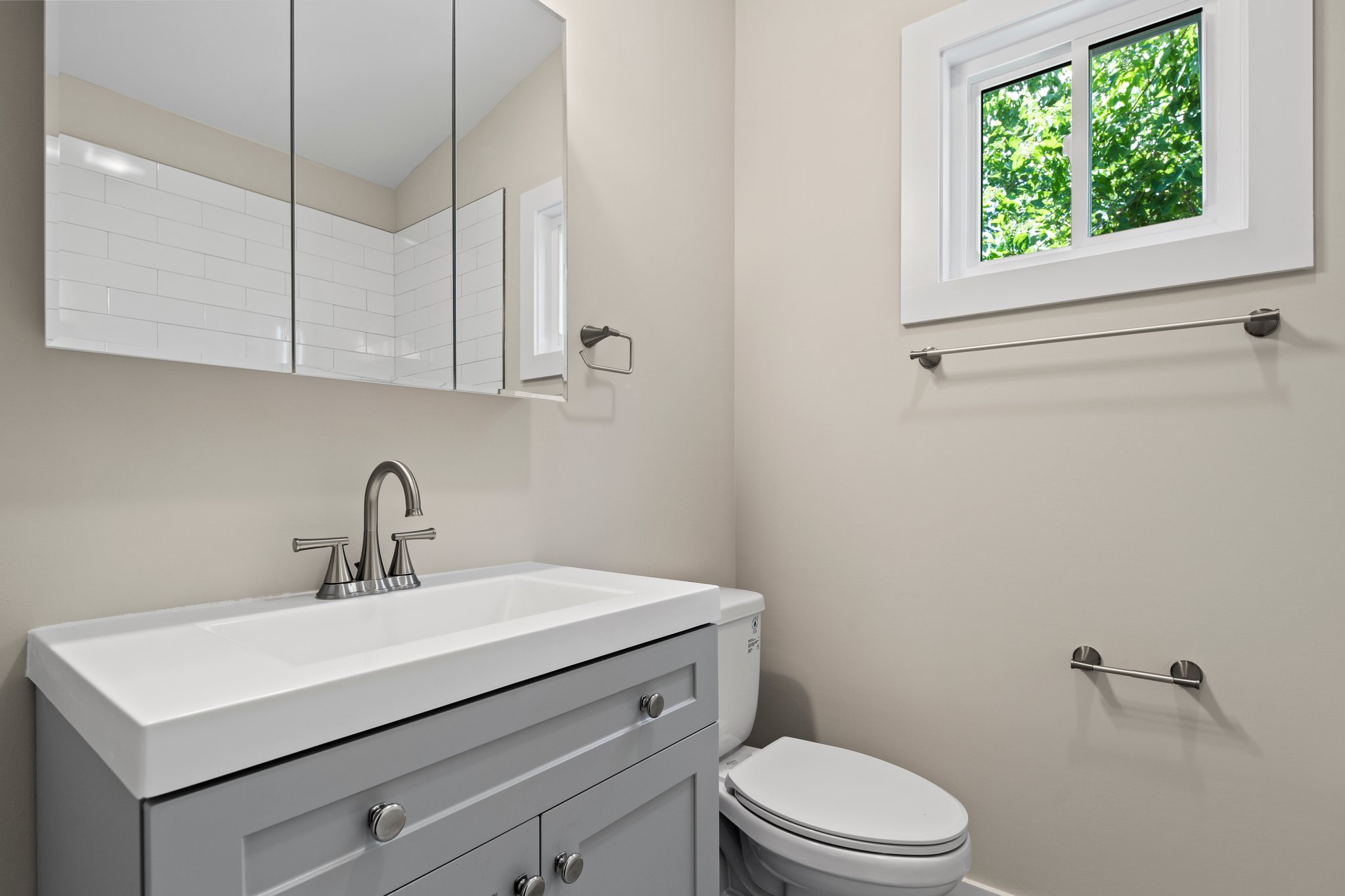 Compact Cottages interior — bathroom finishes