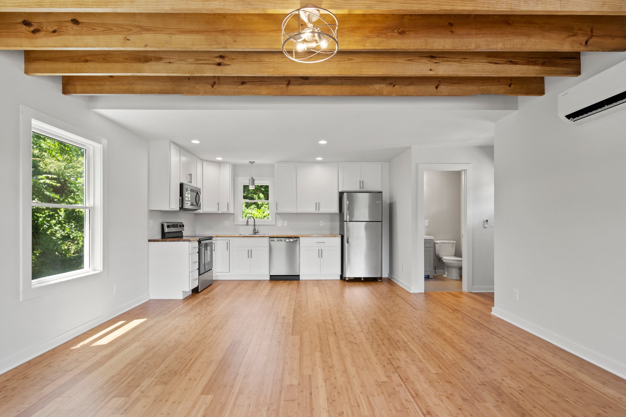 Standard Cottage 2 Bed — kitchen open to living area